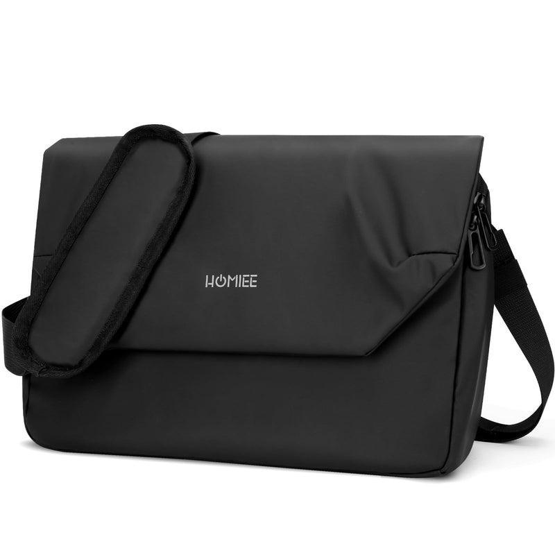HOMIEE Messenger Bag for Men, Waterproof Shoulder Bag Lightweight Crossbody Bag Sling Satchel Bags with Laptop Compartment for Travel Work Daily