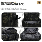 HongXingHai 100L Camping Hiking Backpack,Molle military Tactical rucksack backpack,Waterproof Lightweight Hiking Backpack