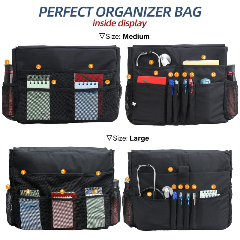 HoogaLife Waterproof Lightweight Tote Bag Large Portable Bag for Women, Gym, Travel, Shopping, Beach (Flower/L)