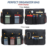 HoogaLife Waterproof Lightweight Tote Bag Large Portable Bag for Women, Gym, Travel, Shopping, Beach (Flower/L)