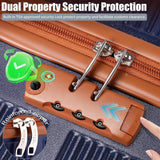 Hoteel Luggage Sets 3 Piece,(4 - YEARS WARRANTY) ABS+PC Durable Lightweight Hard Shell Luggage Sets With TSA Lock For Travel,Business Trip, Suitcase Set 20 24 28 Inch, Blue