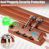 Hoteel Luggage Sets 3 Piece,(4 - YEARS WARRANTY) ABS+PC Durable Lightweight Hard Shell Luggage Sets With TSA Lock For Travel,Business Trip, Suitcase Set 20 24 28 Inch, Beige