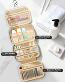 HOTOR Hanging Toiletry Bag - Spacious Travel Toiletry Bag for Women & Men, Multi - Pocket Makeup Organizer, Travel & Cruise Essentials for Business Trip, Gym, Black, 11.0" x 8.7" x 3.9"