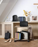 HOTOR Packing Cubes for Suitcases - 6 Pieces, Light Packing Cubes for Travel, Premium Suitcase Organizer Bags Set, Space - Saving Luggage Organizers, Travel Accessories and Essentials, Black