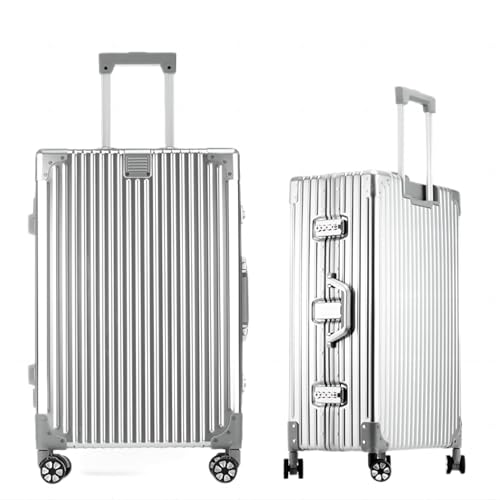 HotWay Carry On Luggage with Spinner Wheels, Aluminum Hard Shell Zipperless Suitcase with TSA Lock, 22x14x9 Airline Approved Luggage | Backpacks4Less
