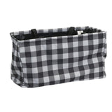 Household Essentials Black and White Plaid Krush Container All - Purpose Utility Tote