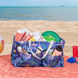 Household Essentials Sea Shell Krush Container All - Purpose Utility Tote with Pockets