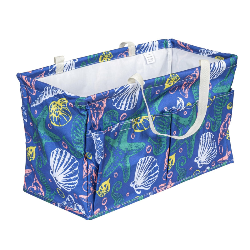 Household Essentials Sea Shell Krush Container All - Purpose Utility Tote with Pockets