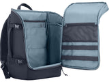 HP Travel 25L 15.6 - inch Laptop Backpack - Light & Stylish - Expandable to 30L - Multiple Pockets, Including RFID Blocking Pocket - Lockable Zippers - Iron Grey