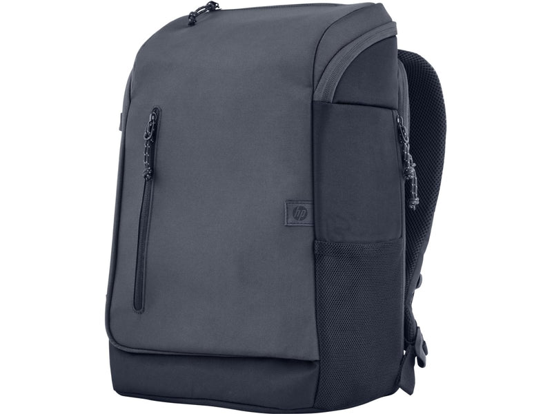 HP Travel 25L 15.6 - inch Laptop Backpack - Light & Stylish - Expandable to 30L - Multiple Pockets, Including RFID Blocking Pocket - Lockable Zippers - Iron Grey