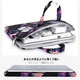 Hseok Laptop Shoulder Bag 13 13.3 14 Inch Case Compatible with MacBook Pro/Neo 14" M5/M4/M3/M2/M1,Mac Air/pro/Neo 13" and Most 13 13.3 14 Notebooks,Spill - Resistant Briefcase,Jellyfish Flower