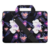 Hseok Laptop Shoulder Bag 13 13.3 14 Inch Case Compatible with MacBook Pro/Neo 14" M5/M4/M3/M2/M1,Mac Air/pro/Neo 13" and Most 13 13.3 14 Notebooks,Spill - Resistant Briefcase,Jellyfish Flower