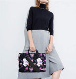 Hseok Laptop Shoulder Bag 13 13.3 14 Inch Case Compatible with MacBook Pro/Neo 14" M5/M4/M3/M2/M1,Mac Air/pro/Neo 13" and Most 13 13.3 14 Notebooks,Spill - Resistant Briefcase,Jellyfish Flower