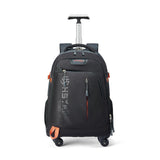 HSYKING 20 Inches Water-resistant Rolling Laptop Backpack Wheeled Backpack for Adult, Business People and Travel Commuter Carry-on Luggage with Spinner Wheels Travel Luggage (Black, 20 Inches)