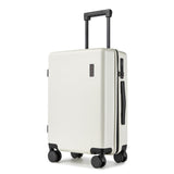 Hulsin Carry on Luggage 22x14x9 Airline Approved, 20 Inch Carry - on Suitcase, Hard Shell Luggage with Spinner Wheels, Hardside Small Rolling Suitcase with TSA Lock for Travel (White, 20 Inch)