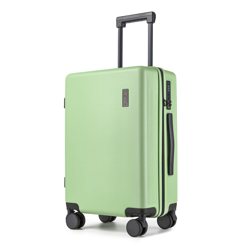 Hulsin Carry on Luggage 22x14x9 Airline Approved, 20 Inch Carry - on Suitcase, Hard Shell Luggage with Spinner Wheels, Hardside Small Rolling Suitcase with TSA Lock for Travel (Green, 20 Inch)