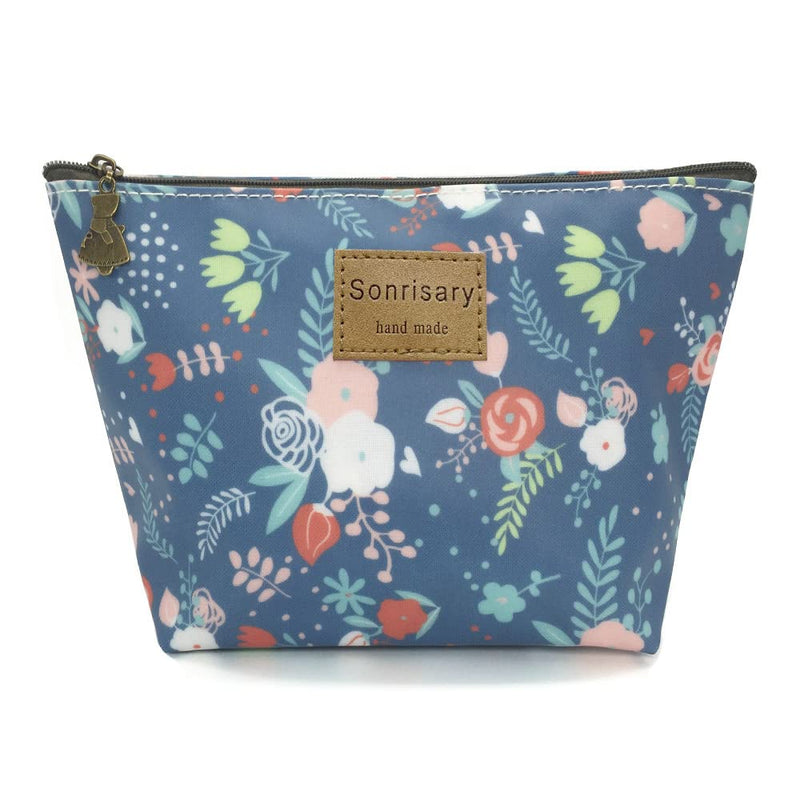 Hunger Flower Leaves Make - Up Cosmetic Tote Bag Carry Case, 14 Patterns (P1141706)