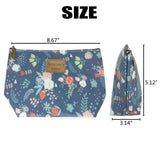 Hunger Flower Leaves Make - Up Cosmetic Tote Bag Carry Case, 14 Patterns (P1141706)