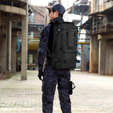 HUNTVP 50L 3 Way Tactical Backpack Military MOLLE Assault Backpack Modular WR Bag