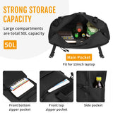 HUNTVP 50L 3 Way Tactical Backpack Military MOLLE Assault Backpack Modular WR Bag