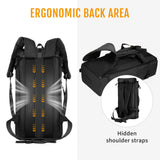HUNTVP 50L 3 Way Tactical Backpack Military MOLLE Assault Backpack Modular WR Bag