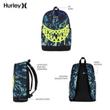 Hurley Unisex-Kids Graphic Backpack, Lava, One Size