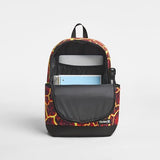 Hurley Unisex-Kids Graphic Backpack, Lava, One Size