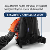 Husqvarna 350BT Gas Leaf Blower, 50.2 - cc 2.1 - HP 2 - Cycle Backpack Leaf Blower with 692 - CFM, 180 - MPH, 21 - N Powerful Clearing Performance and Ergonomic Harness System, Gifts for dad