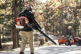 Husqvarna 360BT Gas Leaf Blower, 65.6 - cc 3.81 - HP 2 - Cycle Backpack Leaf Blower with 890 - CFM, 232 - MPH, 30 - N Powerful Clearing Performance and Load - Reducing Harness, Gifts for Men