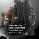 Husqvarna 580BTS Gas Backpack Leaf Blower, 75.6 - cc 4.59 - HP 2 - Cycle Gas Leaf Blower, 1000 - CFM, 47 - N, 220 - MPH Superior Blowing Capacity and Ergonomic, Ventilated Harness