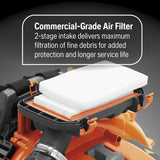 Husqvarna 580BTS Gas Backpack Leaf Blower, 75.6 - cc 4.59 - HP 2 - Cycle Gas Leaf Blower, 1000 - CFM, 47 - N, 220 - MPH Superior Blowing Capacity and Ergonomic, Ventilated Harness