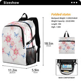 HXshaoye Foldable 18 L waterproof backpack : Packable fashion waterproof backpack for women for Camping Cycling Outdoor Flowers Blooming Tigers Lily