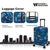 HYPER VENTURE Washable Luggage Cover - Fashion Suitcase Protector Fits 31 - 32 Inch Luggage (Hawaii Beach, XL)