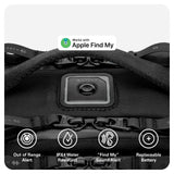 HyperPack Pro 22L Slim Travel Backpack with 'Find My' Compatibility - Fits up to 16” Laptop. Anti Theft w/RFID Protective Pocket.