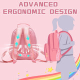 I IHAYNER Kids Glitter Initial Backpack Mini Backpack for Girls Lightweight Toddler Preschool Backpack Girls Personalized Trendy Stuff Gifts Pink A