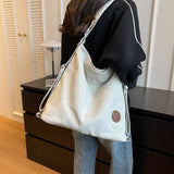 IAMUHI Women Canvas Shoulder Bag Convertible Backpack Casual Crossbody Bag Tote Purse for Daily/Travel/Work,Beige