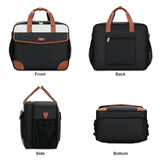 IBFUN Rolling Laptop Bag, Rolling Briefcase for Women with Detachable Dolly Underseat Carry on Luggage with Wheels Fits Up to 15.6 Inch Computer with Shoulder Teacher Tote for Business Work Travel