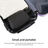 Icramsy Travel Toiletry bag Toiletry bag for women men Hanging Cosmetic bag Travel accessories for Women Men (Black)