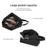 Icramsy Travel Toiletry bag Toiletry bag for women men Hanging Cosmetic bag Travel accessories for Women Men (Black)