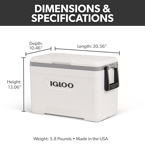 Igloo 25 QT Latitude Marine Ultra White Cooler