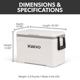 Igloo 25 QT Latitude Marine Ultra White Cooler