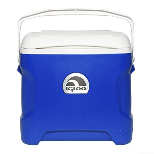 IGLOO 30 Quart Contour Cooler, Blue