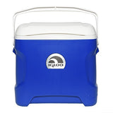 IGLOO 30 Quart Contour Cooler, Blue