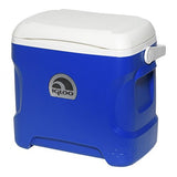 IGLOO 30 Quart Contour Cooler, Blue