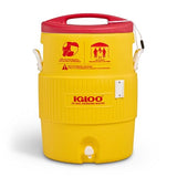 Igloo 400 Series Water Cooler, 10 gal, 16 dia x 23.5 h, /Red