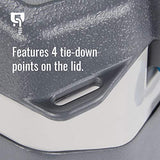 Igloo BMX 25 Quart Carbonite Gray and Blue