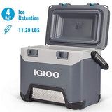 Igloo BMX 25 Quart Carbonite Gray and Blue