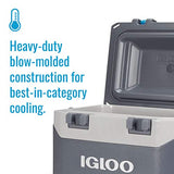 Igloo BMX 25 Quart Carbonite Gray and Blue