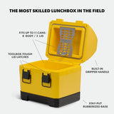 Igloo Gripper CoolBox 10 Qt Lunch Box Cooler | Insulated Hard Cooler | Industrial Yellow