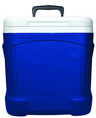 Igloo Ice Cube 60 Quart Roller Cooler, Ocean Blue
